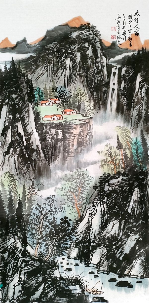 当代著名画家马治富作品欣赏