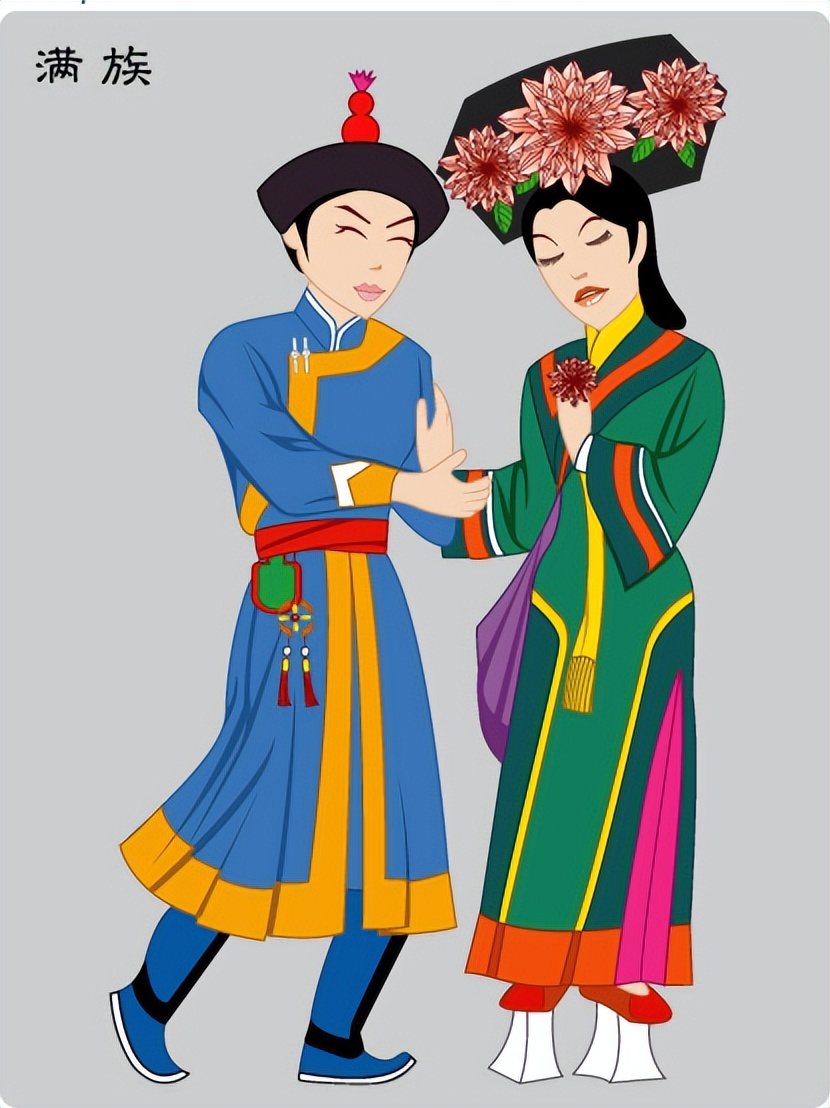 56个民族服装(56个民族服饰漫画版)