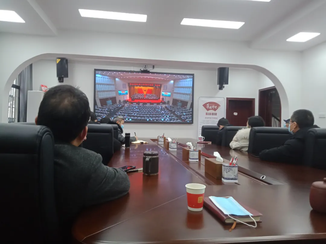 【图集】全市人大系统集中收看市六届人大一次会议开幕式