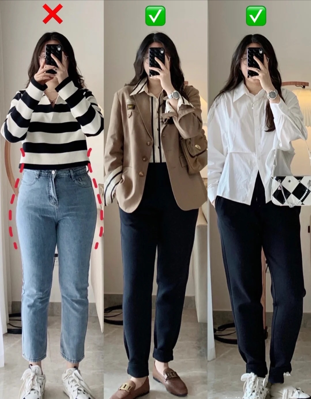 微胖的女学生春季穿搭技巧(春季穿搭女学生初中)