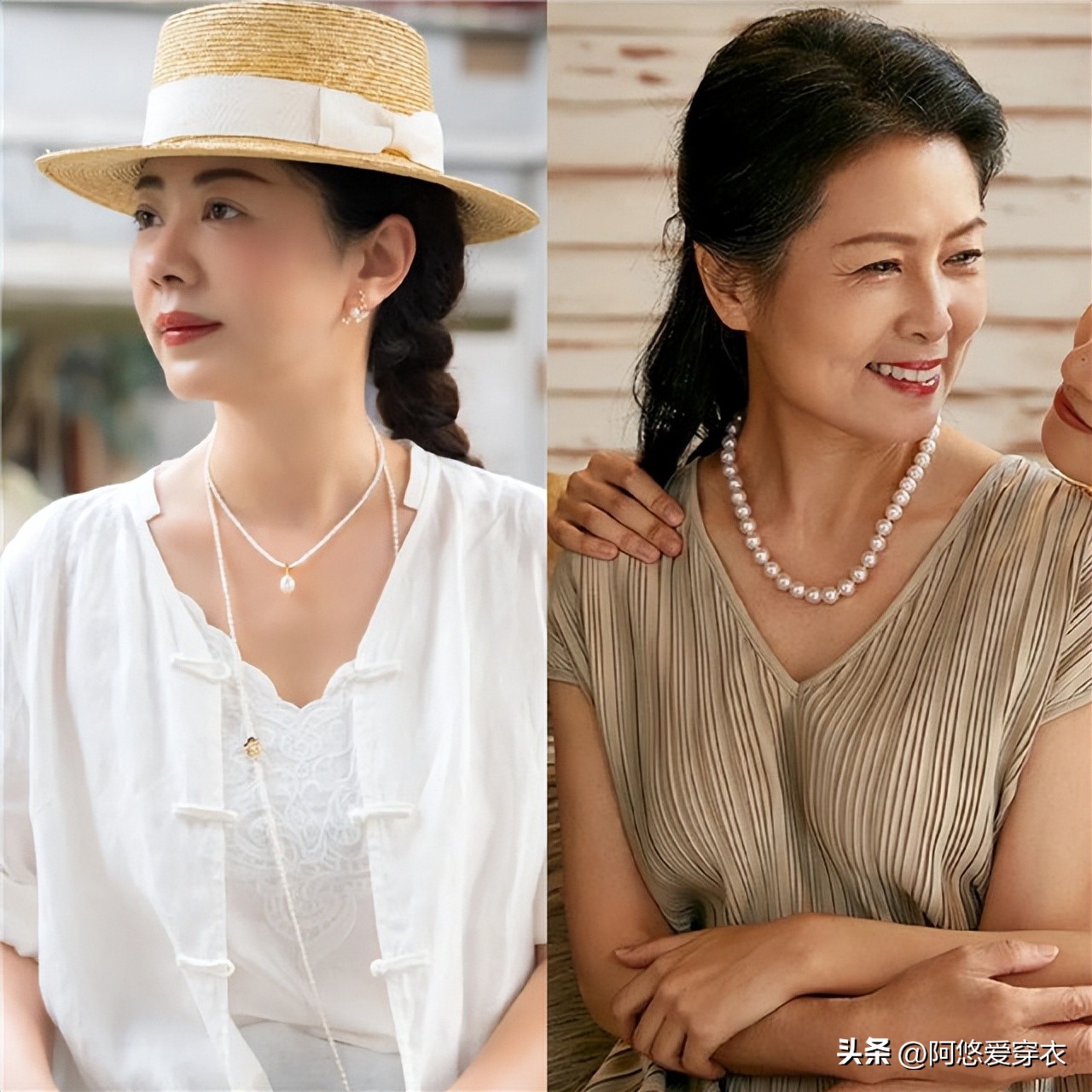 老了也很美的女人有什么秘诀？一不戴金、二不卷发，这2点很重要