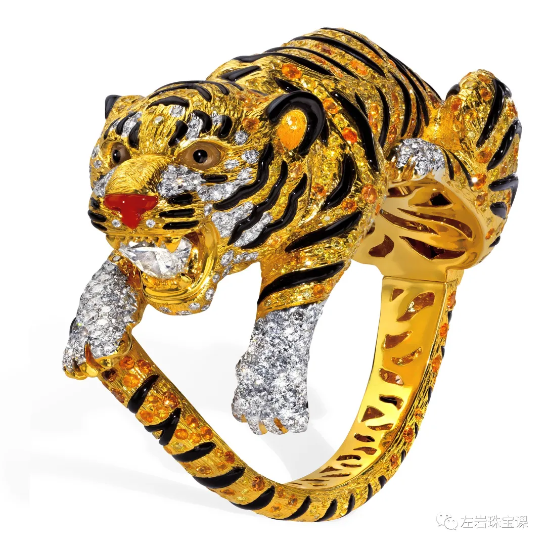 左岩：“虎”在十二生肖中有何寓意？一起欣赏“虎”的珠宝首饰吧
