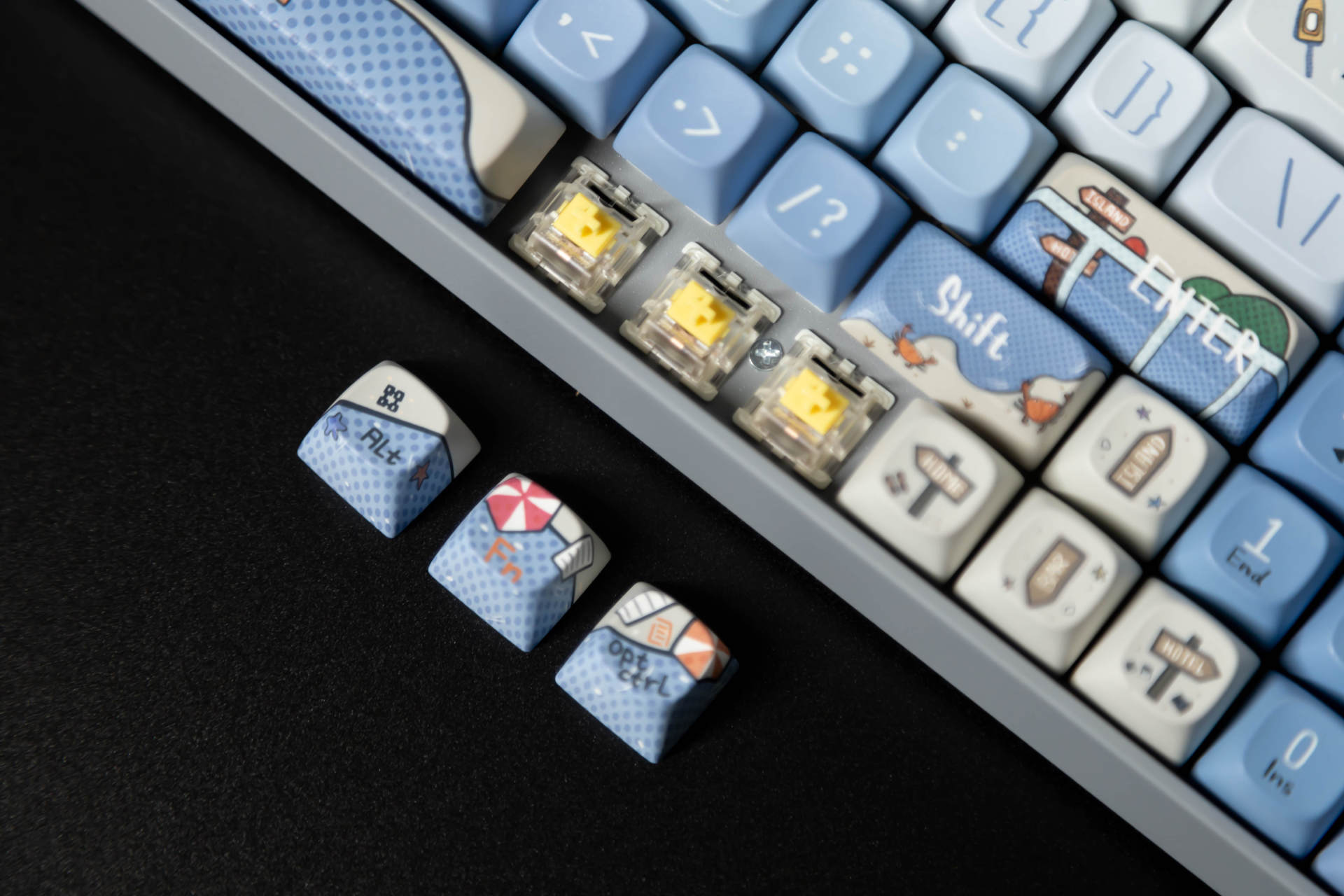 桌面拯救者夏日入侵者计划小翘键盘