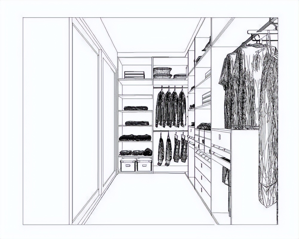 3㎡也能打造全能衣帽间？这样设计，住十年都不会乱