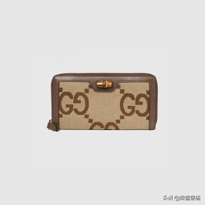 Gucci经典GG Logo变大了！跃上竹节包、托特袋、后背包和长短皮夹