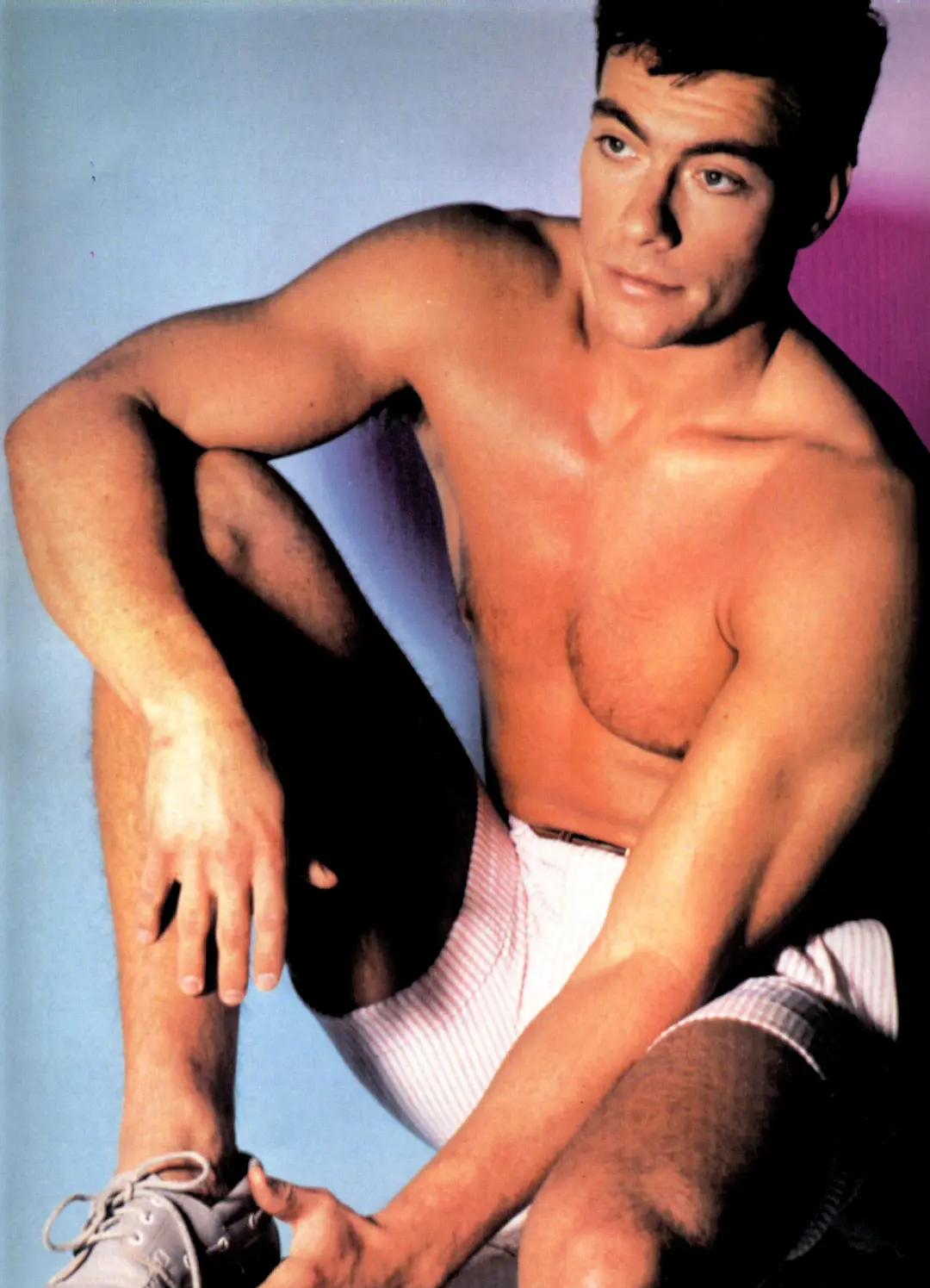 充满力量感的尚格云顿，始终是很多人心中最劲爆的动作巨星