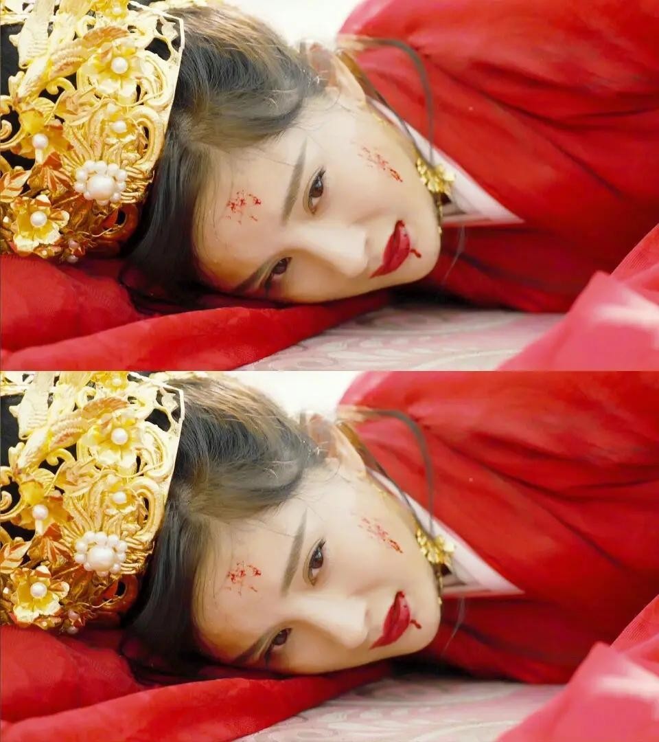 同样是“红衣造型”，杨幂娇俏像少女，赵丽颖霸气十足