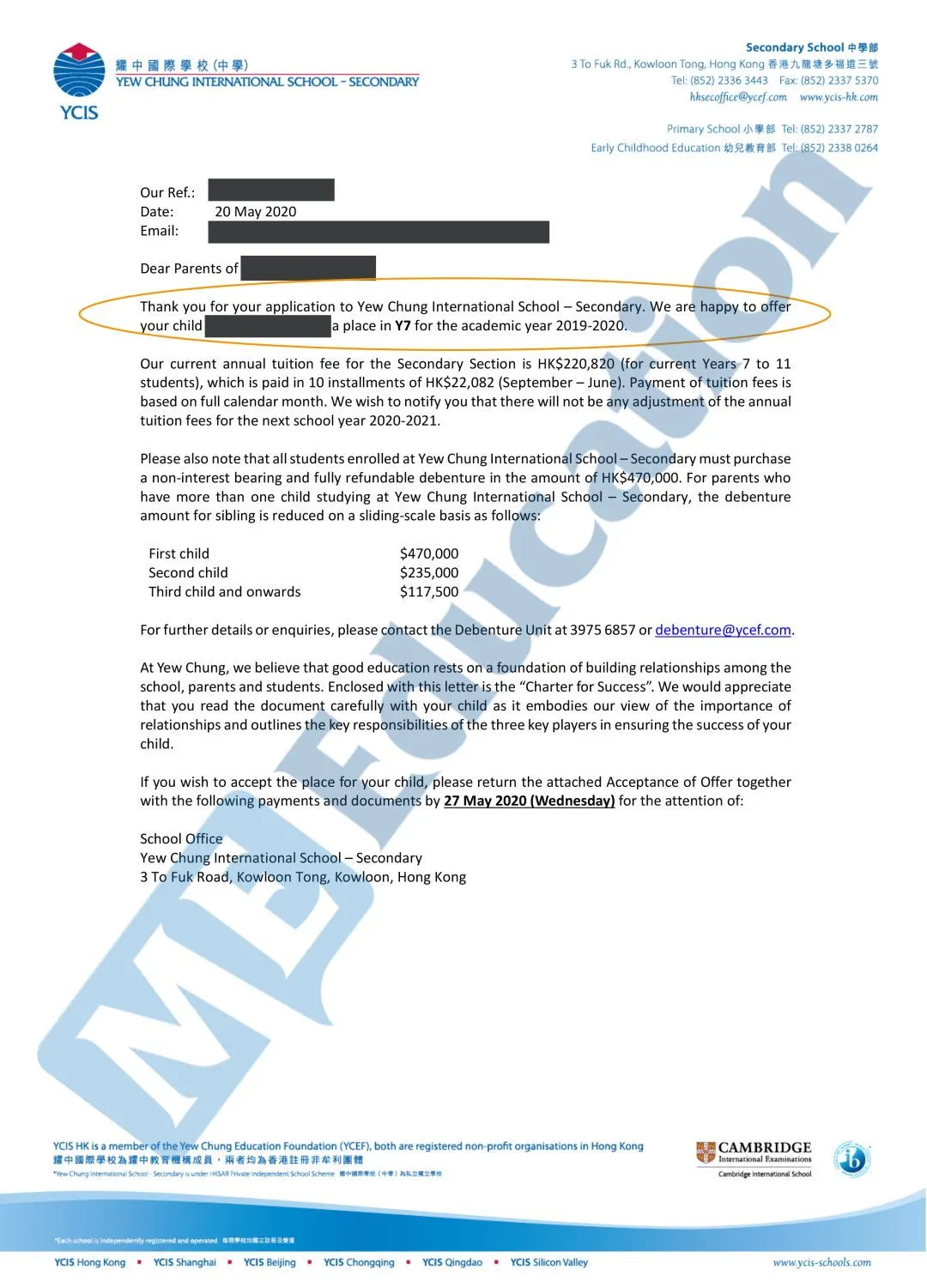 香港耀中国际CEM入学测试考些什么？ME超高录取率，一申一个准