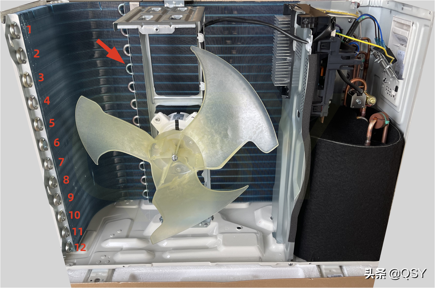 拆格力空调新款1.5匹新一级 冷凝器变1.6排压缩机也小了