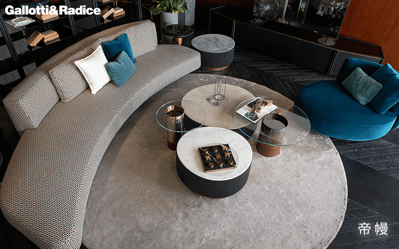 GALLOTTI&RADICE茶幾，這樣的茶幾在客廳太吸睛