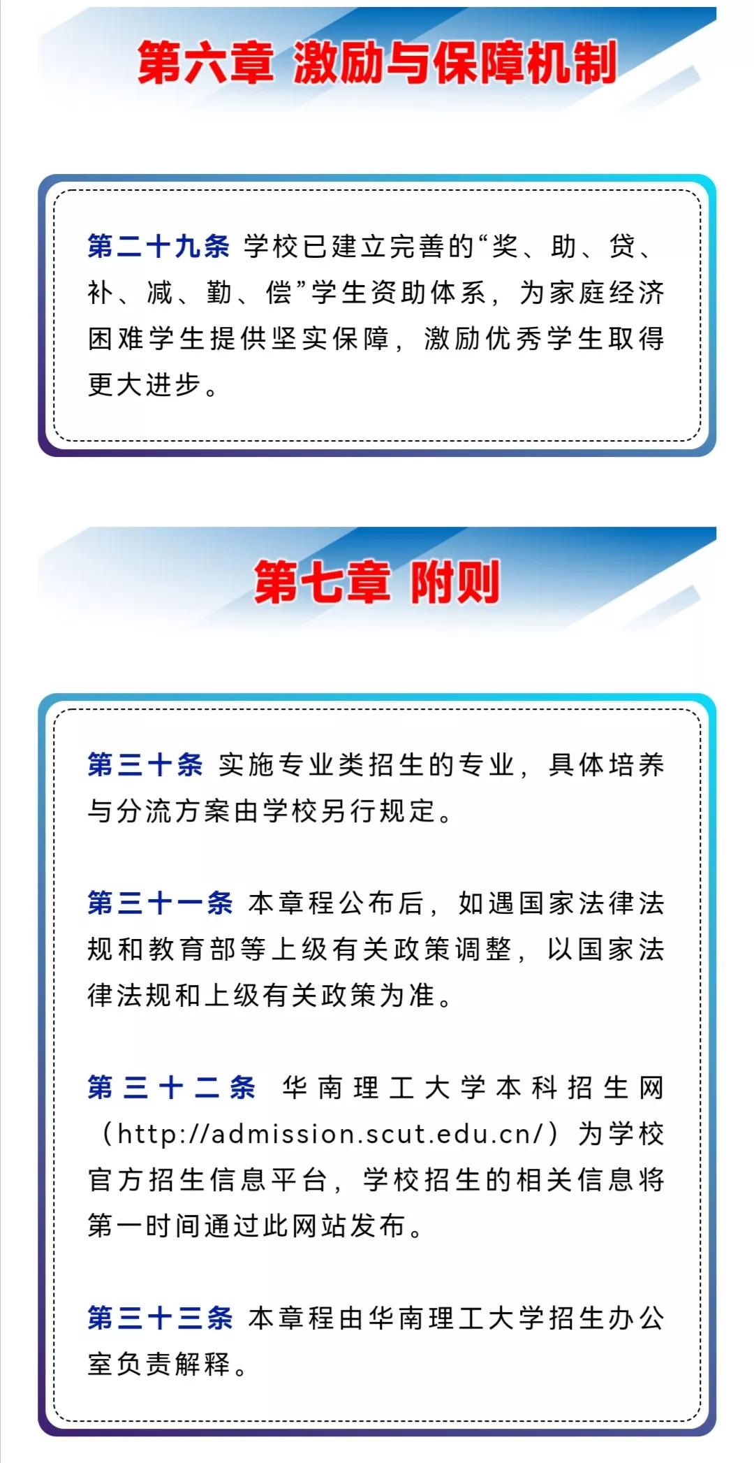 华南理工大学2022本科招生章程，不设专业级差！附往年录取分数线