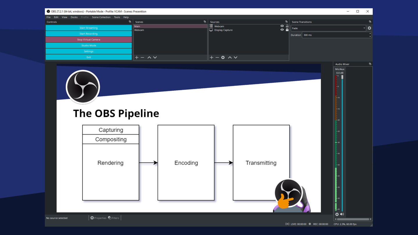 免費開源的視頻直播/錄制 OBS Studio 上架 Steam