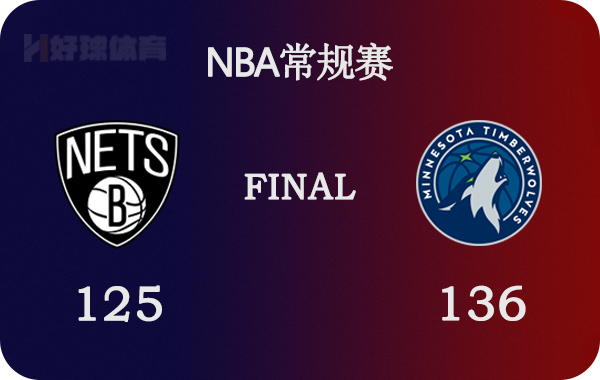 NBA24小时录像(01月24日 NBA常规赛 篮网vs森林狼 全场录像)