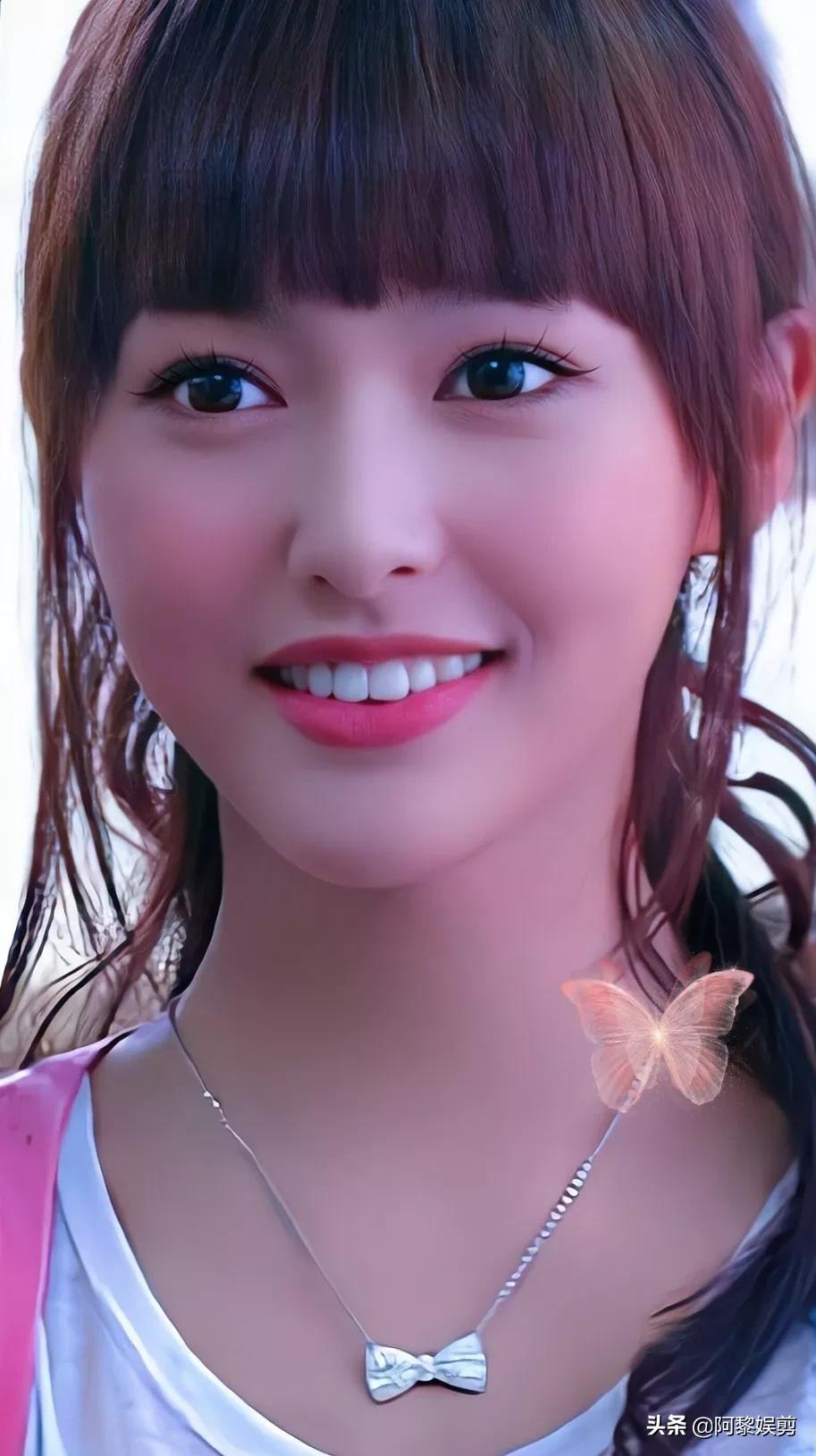唐嫣年少时清纯灵动，气质不凡太可爱了