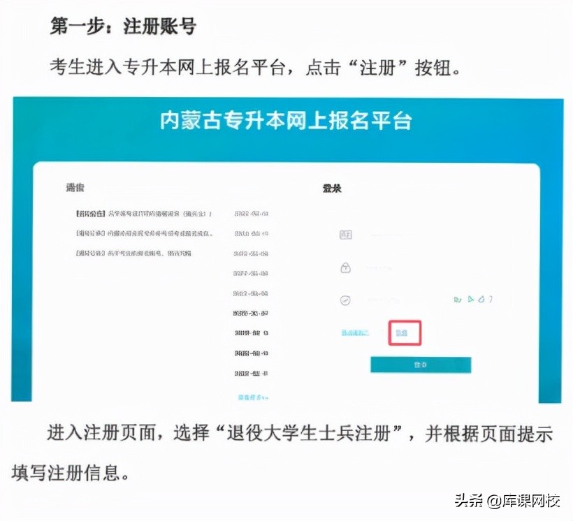 2022年内蒙古专升本报考时间节点，附：报名流程图