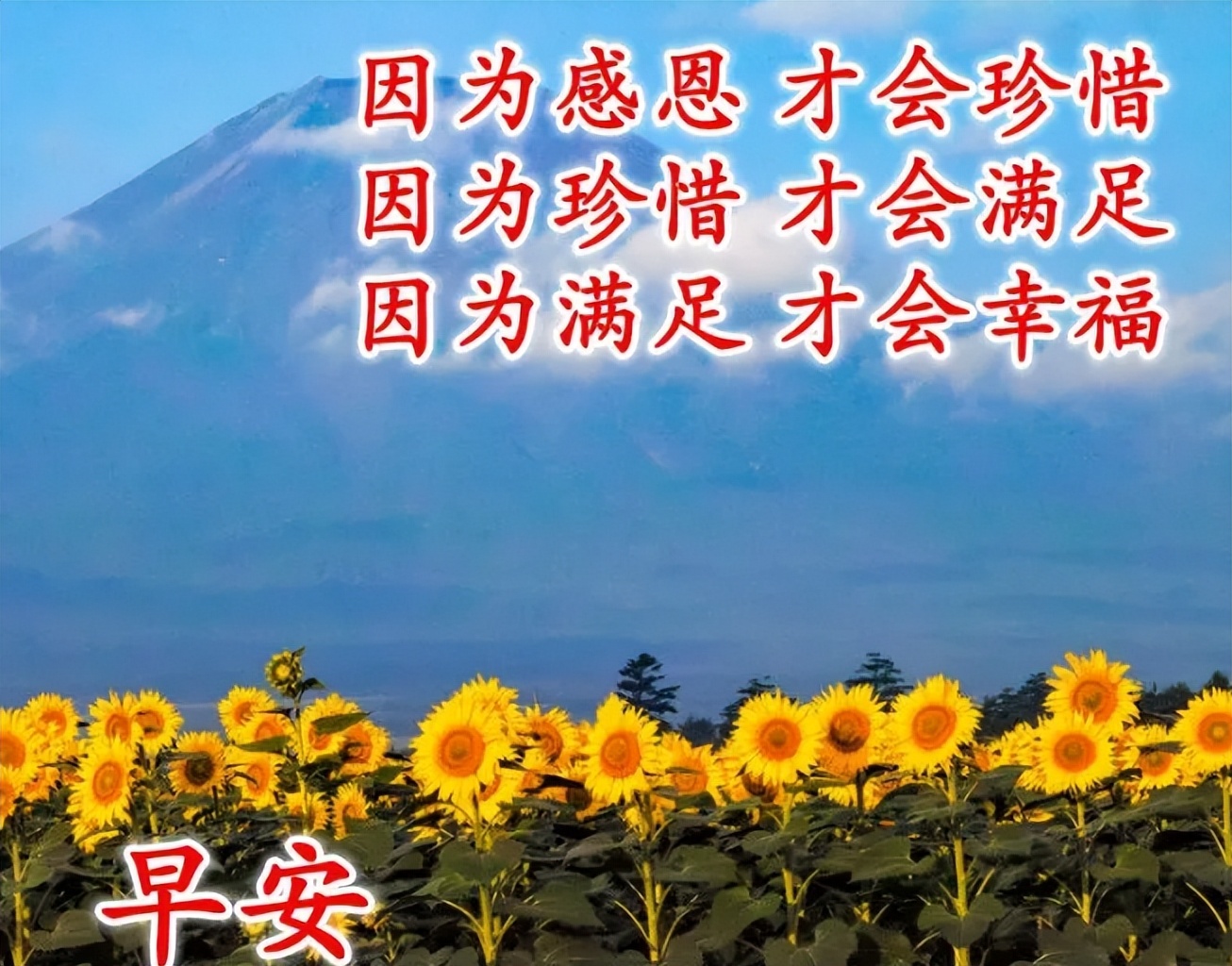 创意早晨早上好图片带祝福语大全 快乐好心情、天天乐呵呵图片