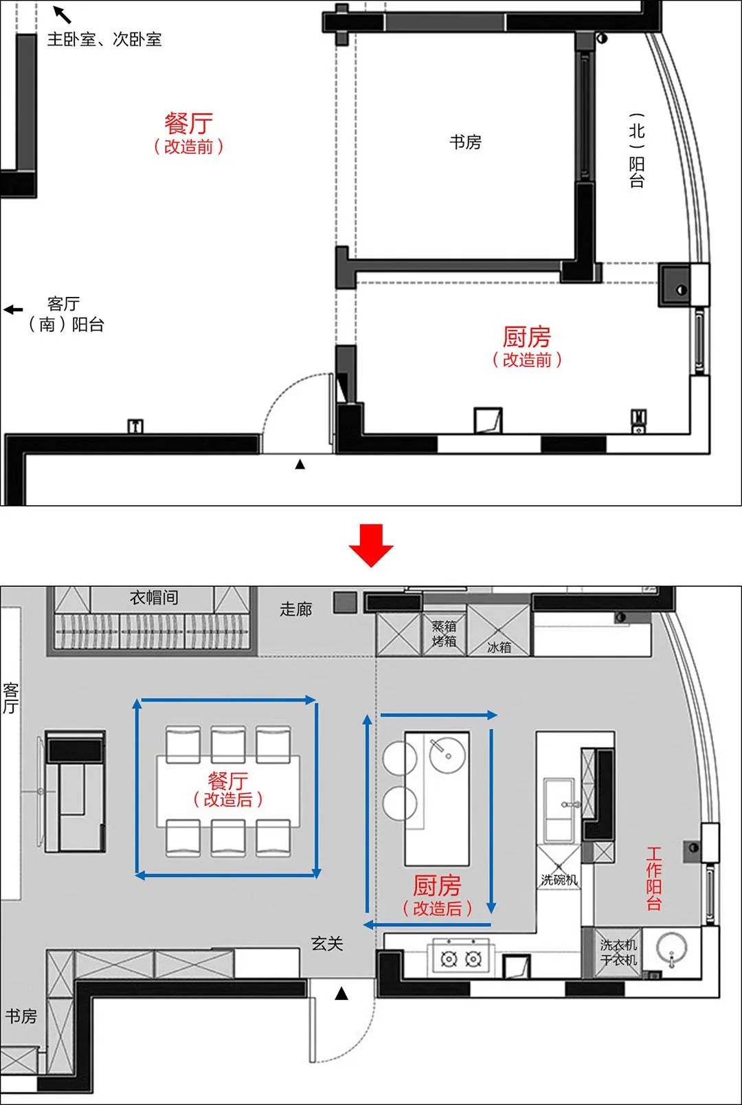 上海145㎡旧房爆改，风格风水都改了！屋主都满意的小豪宅