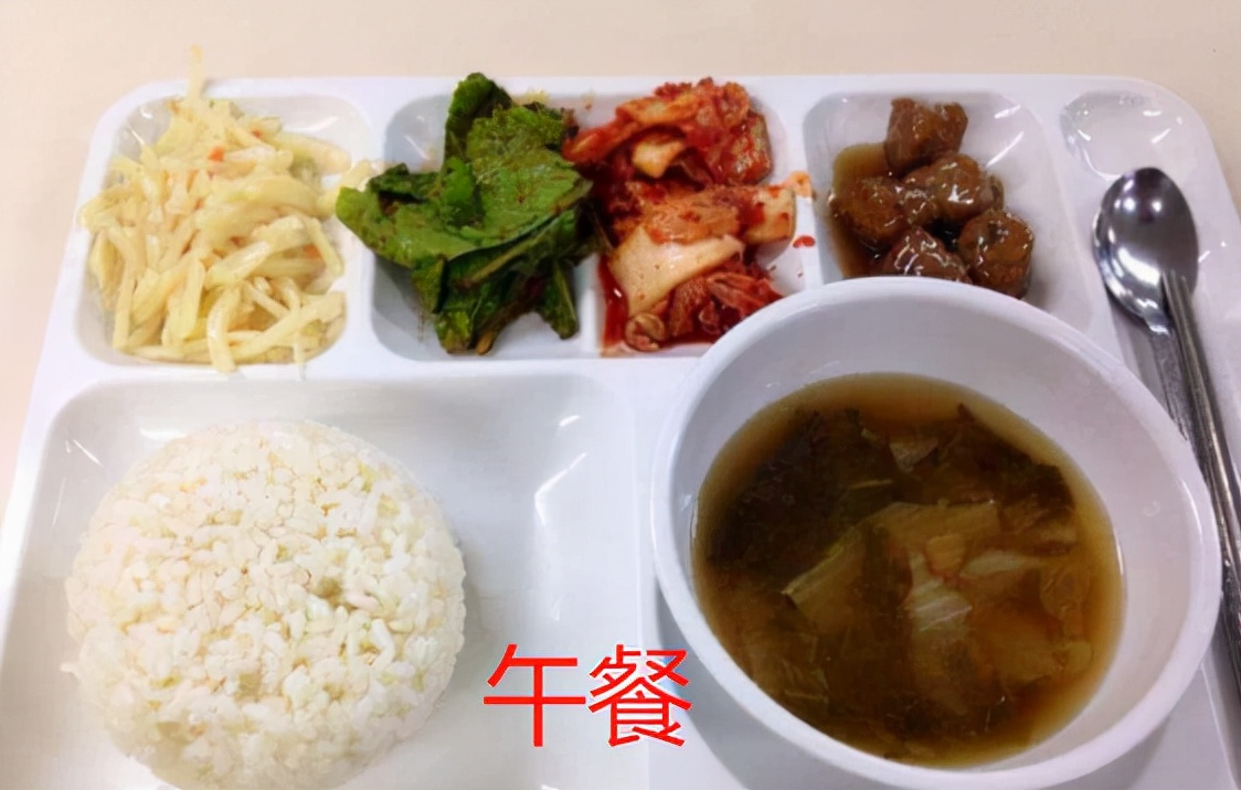 在韩留学生分享食堂饭菜，家长看后不淡定了，韩剧都是骗人的吗