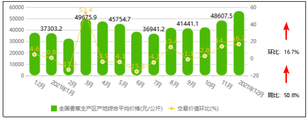 中国香蕉市场监测报告（2021年12月）