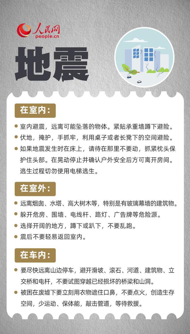 全国防灾减灾日：记牢这些，关键时刻能自救