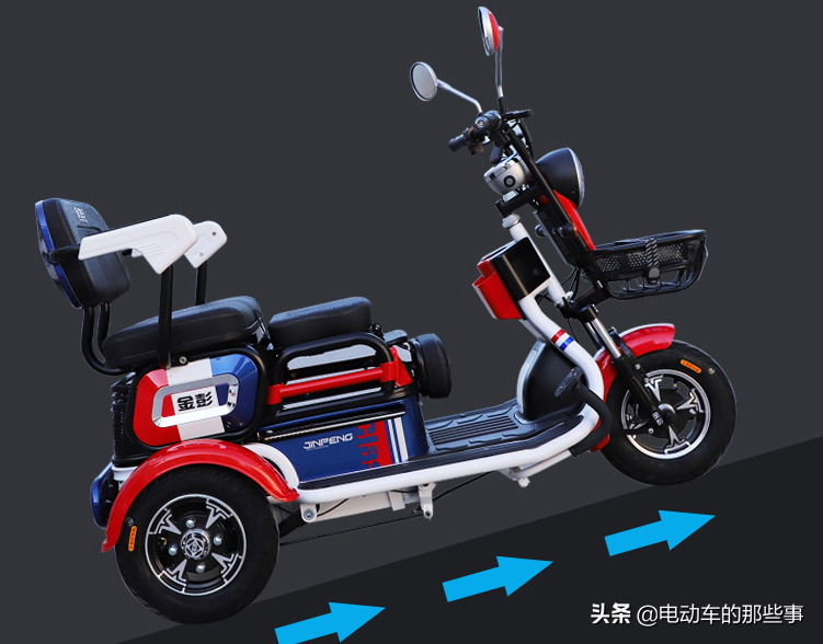 金彭/雅迪/爱玛推出3款三轮电动车，60岁以上老人能用，适合接娃