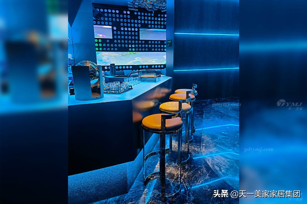 清远ONE77顶级KTV、酒吧CLUB项目工程案例完工实拍场景
