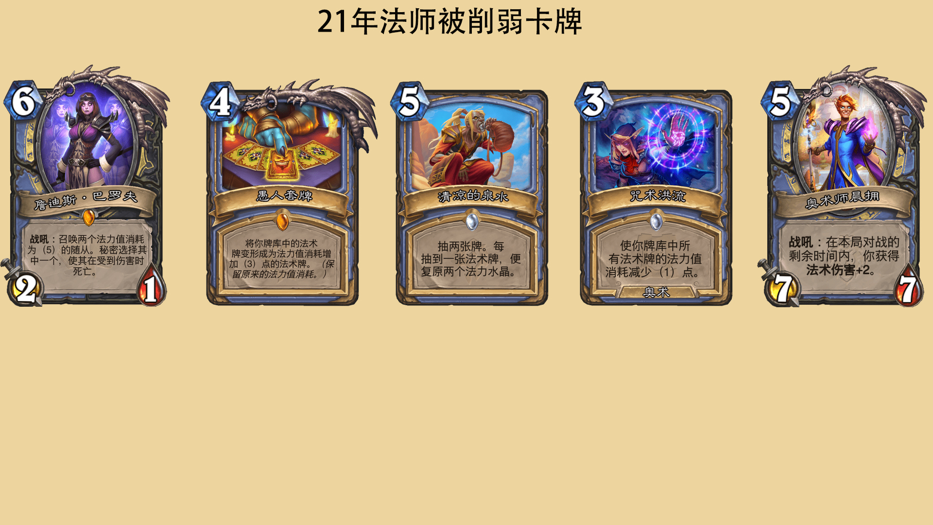 炉石21年十职业总结，谁才是年度巫妖王？