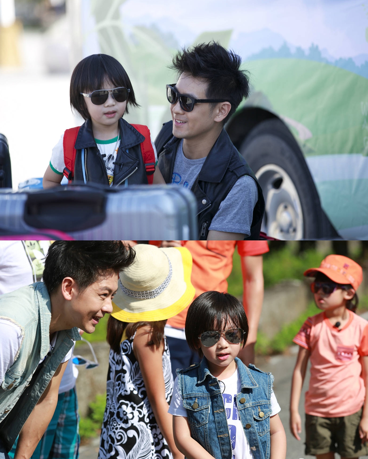 林志颖晒与儿子同框照，12岁Kimi身高赶上爸爸，父子同框像兄弟