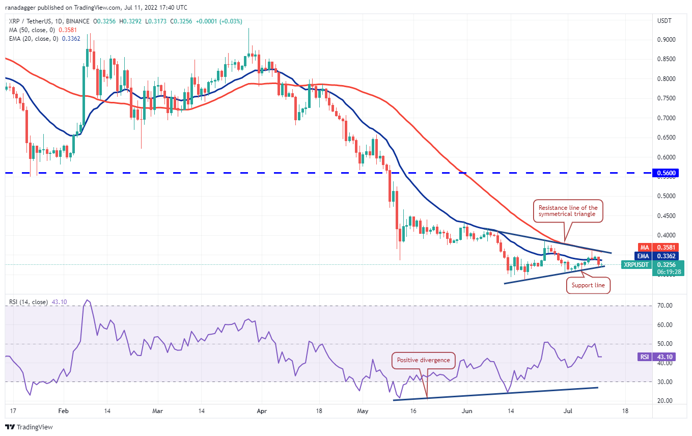 价格分析 BTC、ETH、BNB、XRP、ADA、SOL、DOGE、DOT、SHIB、AVAX