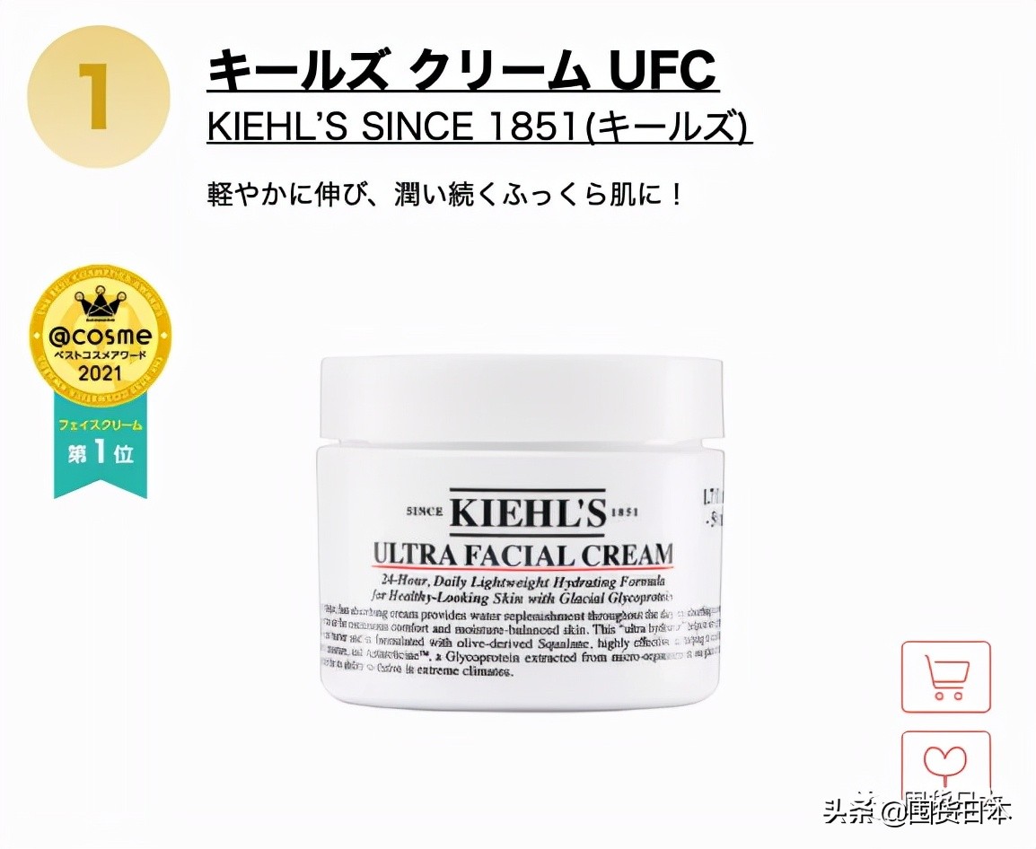 2021年度@cosme日本最大美妝榜單發布啦！只看各部門的第一名