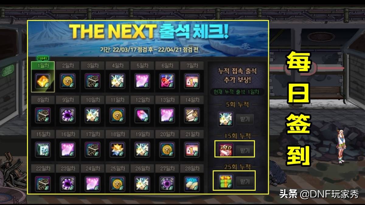 DNF：110级活动汇总，1条疲劳满级，送强化12自选武器