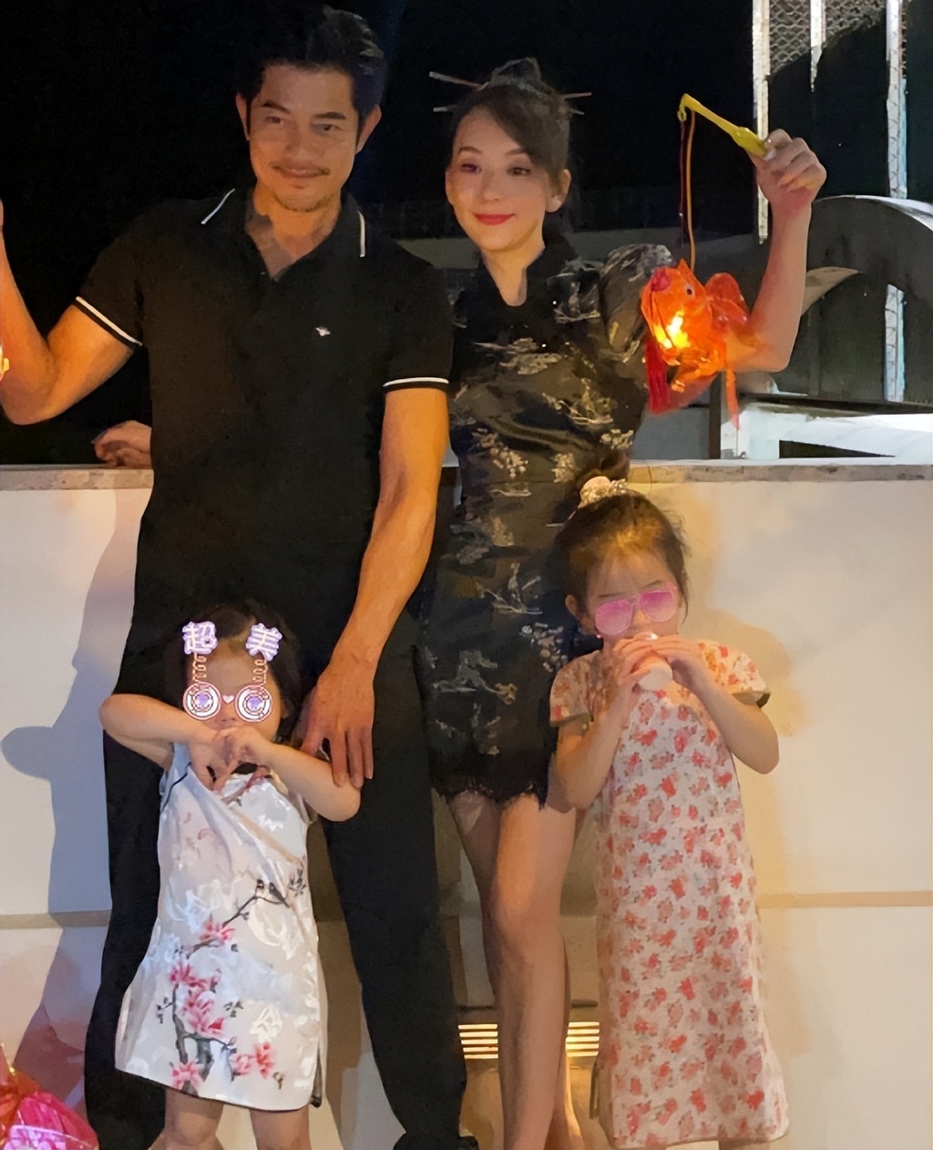 郭富城小女儿迎3岁生日，方媛晒庆生照，穿旧衣服出镜被赞节俭