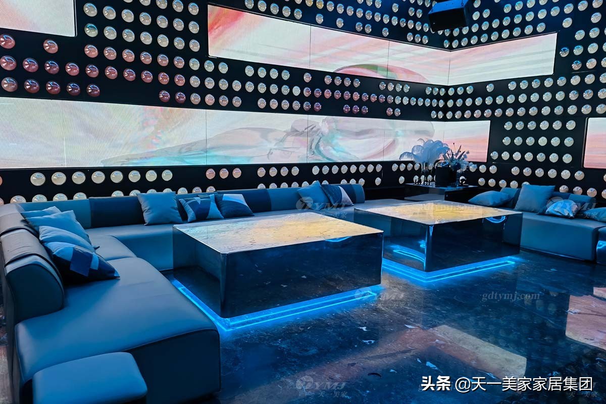 清远ONE77顶级KTV、酒吧CLUB项目工程案例完工实拍场景