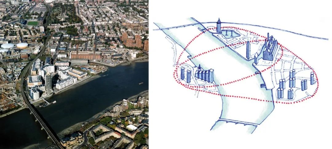 Farrells | 伦敦“都市村落”, 泰晤士河畔切尔西工业滨水再开发