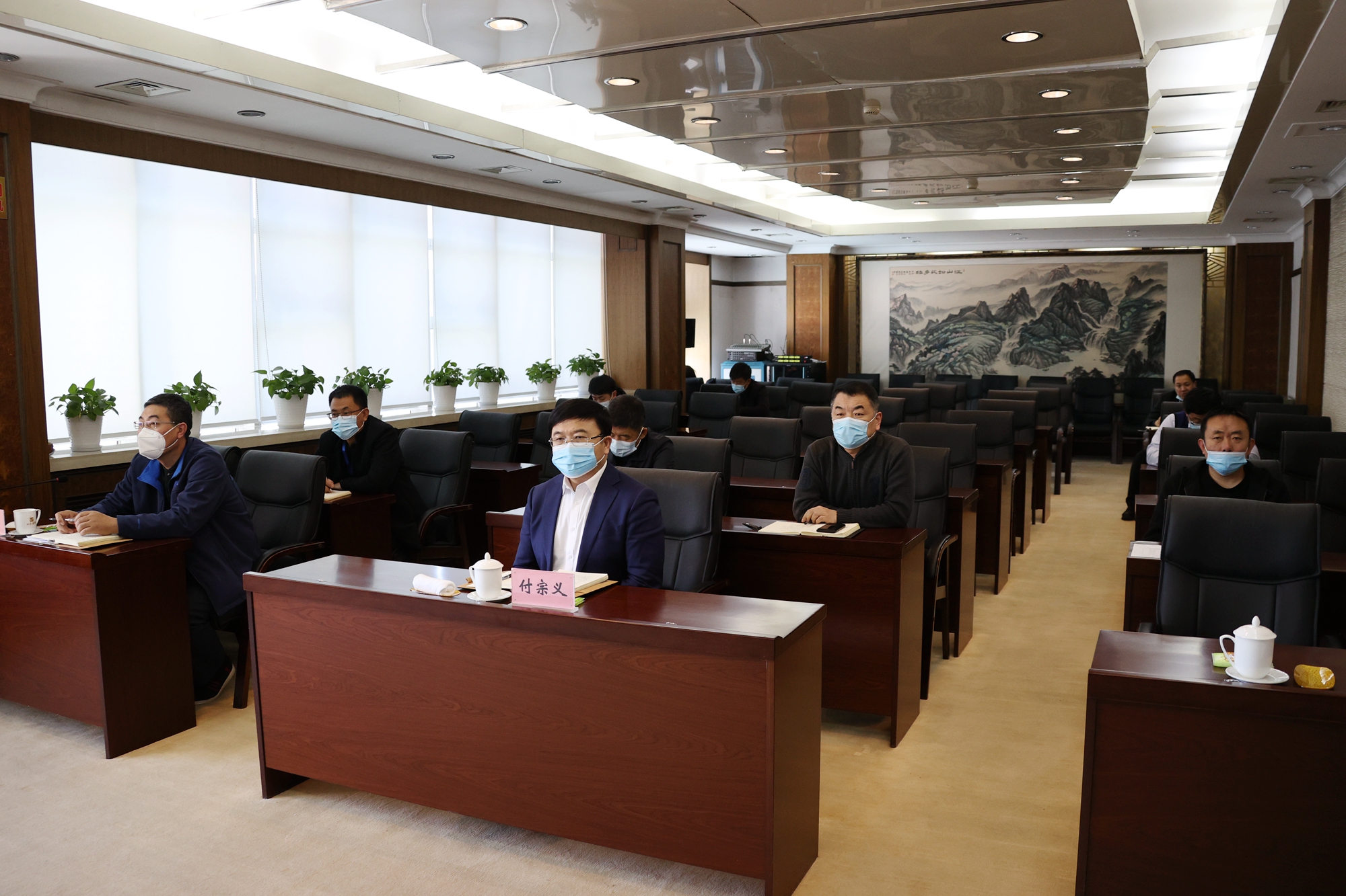 北票市组织收听收看全省春耕生产工作推进电视电话会议