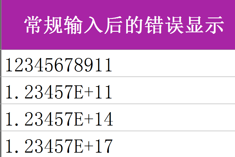 Excel表格里遇到超过11位的1.234567E+11别怕！教你如何正确显示