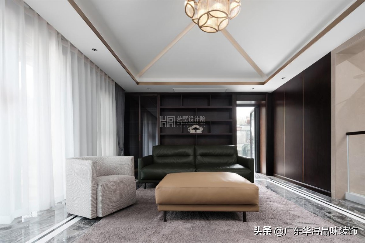 一进门就被迷住了的中式轻奢风别墅，方寸之间，尽显奢华