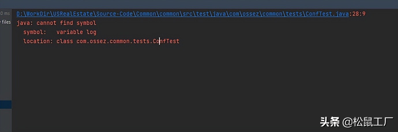Lombok 使用在 IDEA 中进行 JUnit 测试的时候提示 variable log 错误