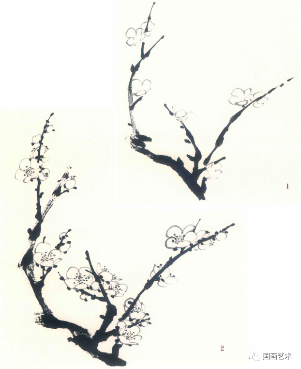梅花怎么画梅花怎么画好看