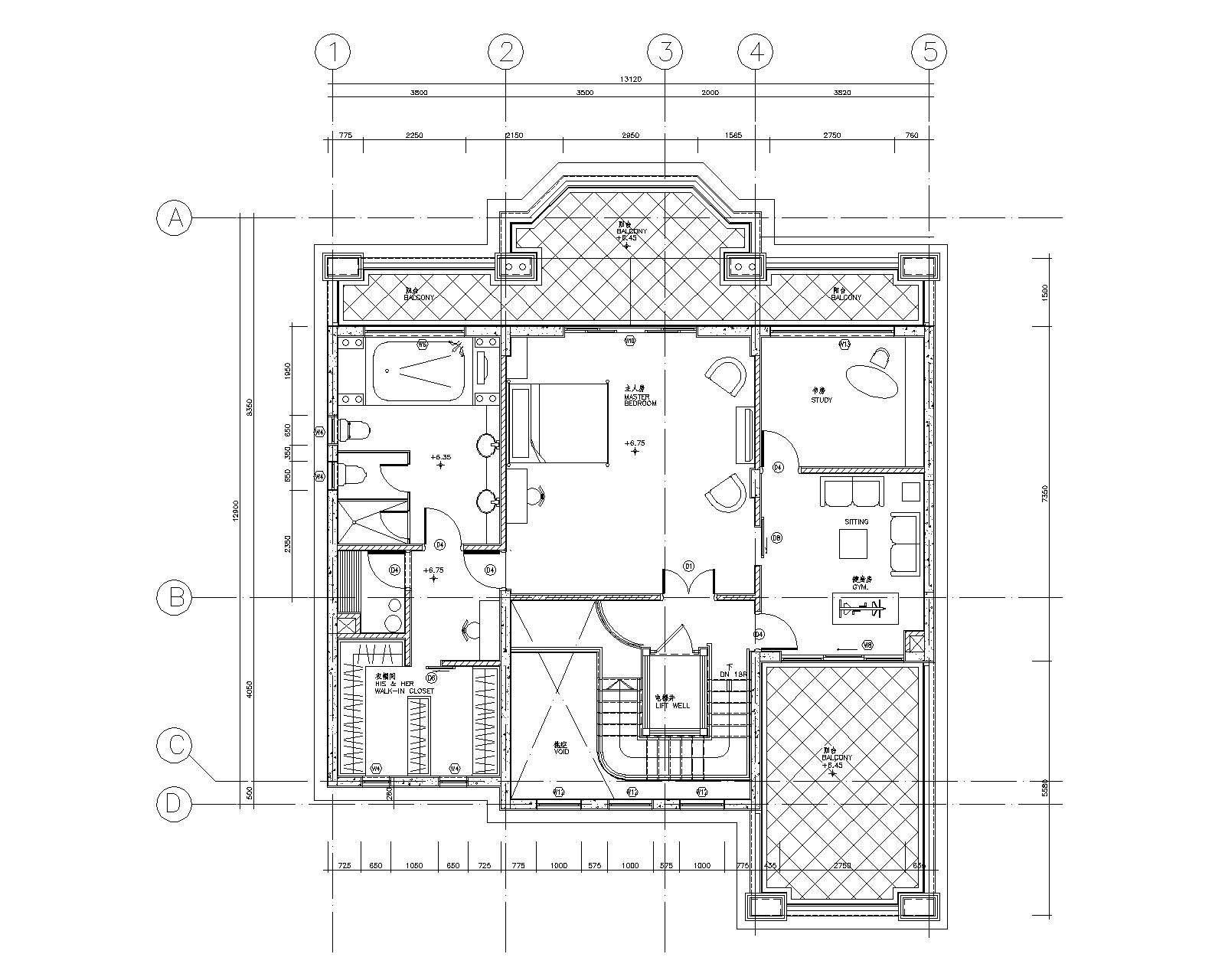 三层自建别墅设计方案，总建筑面积471㎡，体现品质舒适生活
