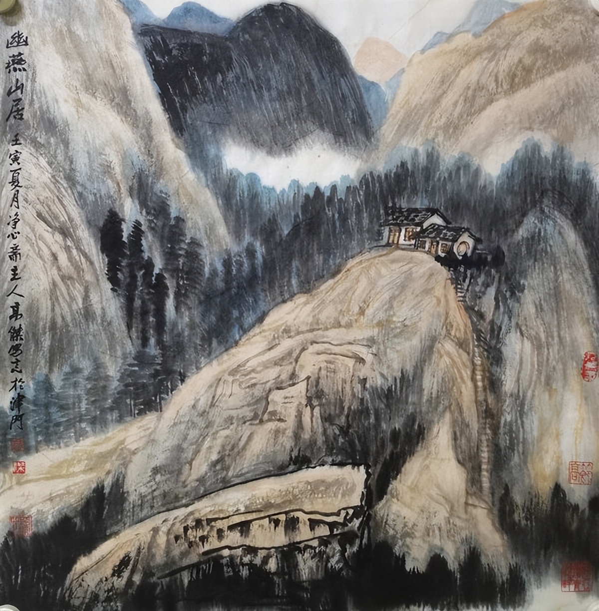 笔墨丹青——著名山水画家高杰作品欣赏