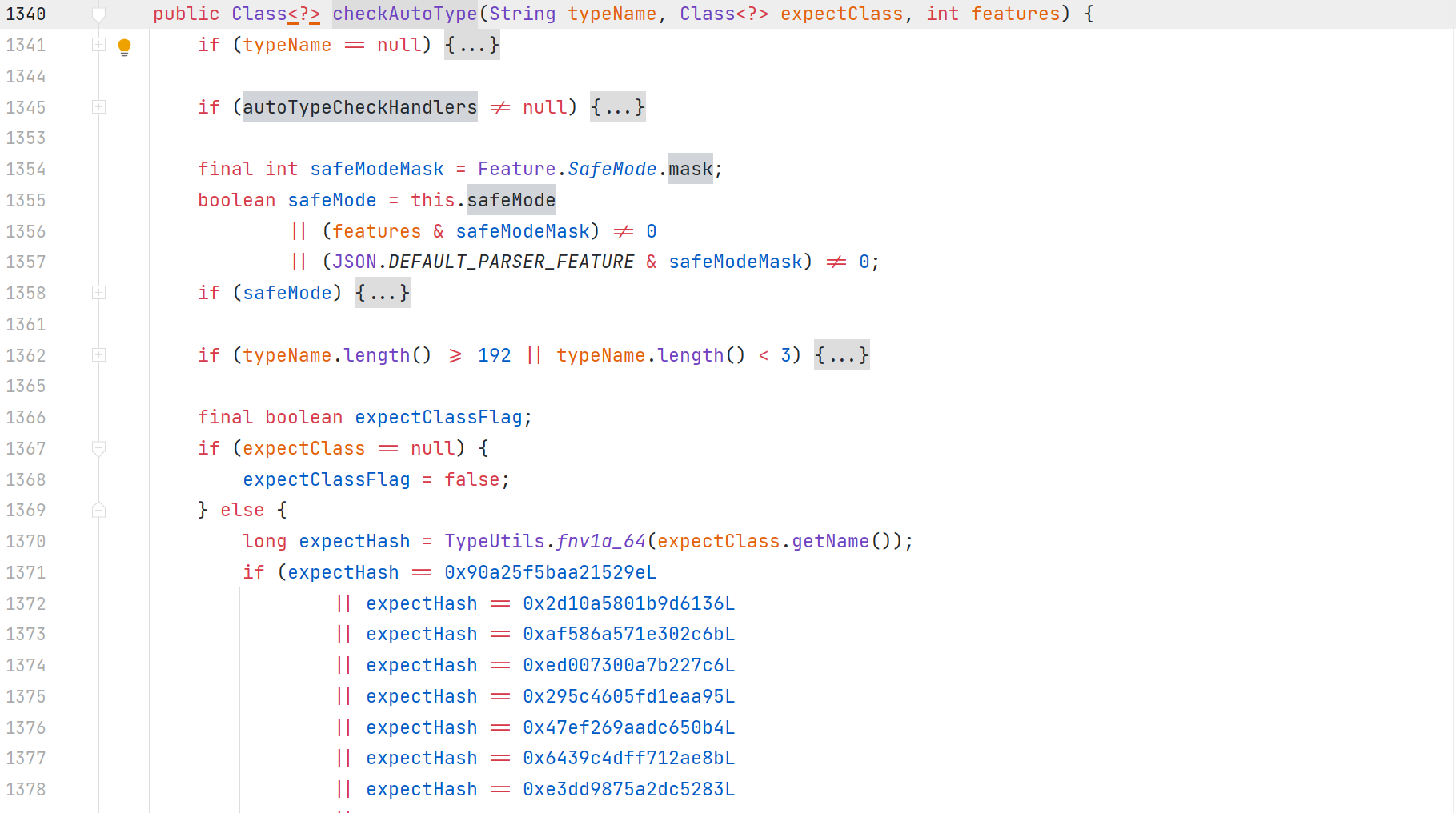 Fastjson 代码执行 CVE-2022-25845