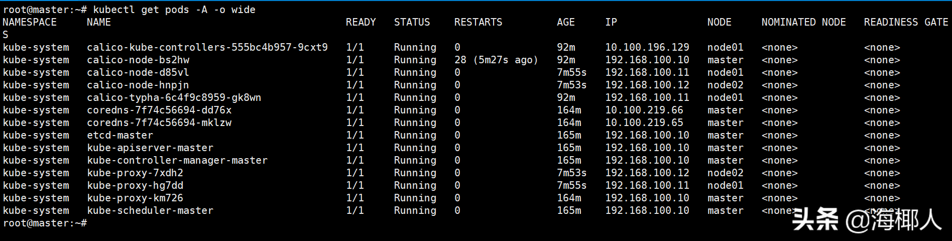 Kubernetes v1.24 基于containerd部署