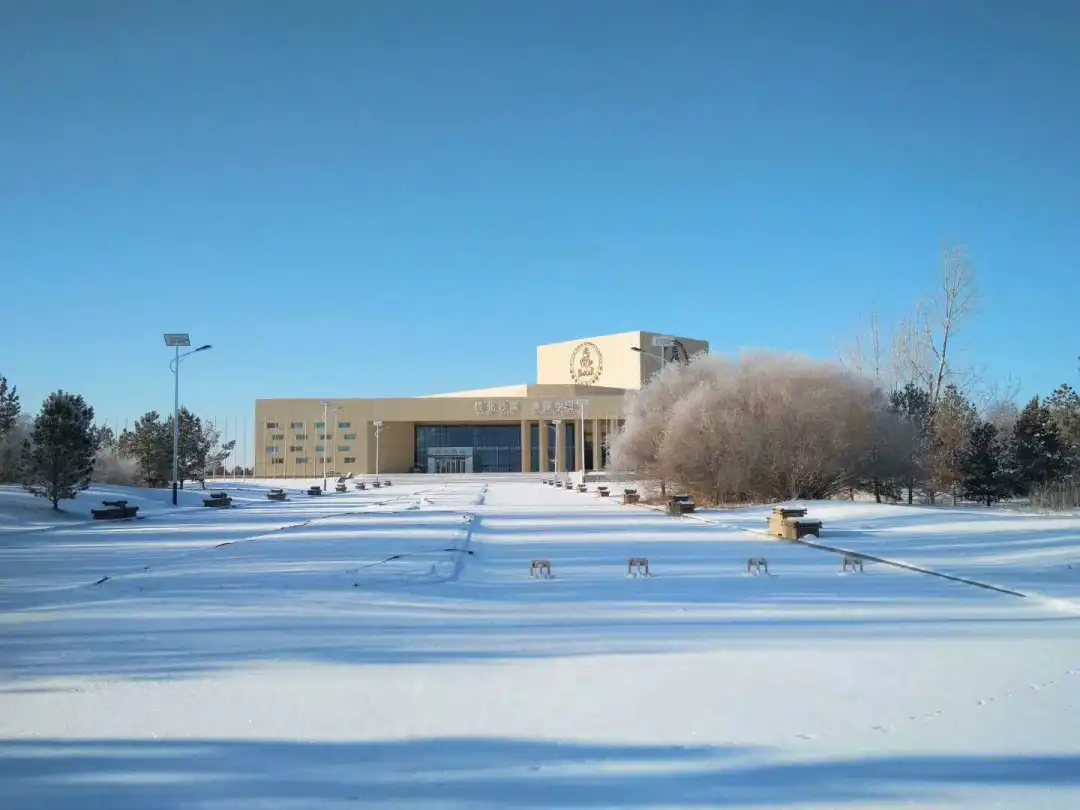 库布其大雪封沙，天降福报