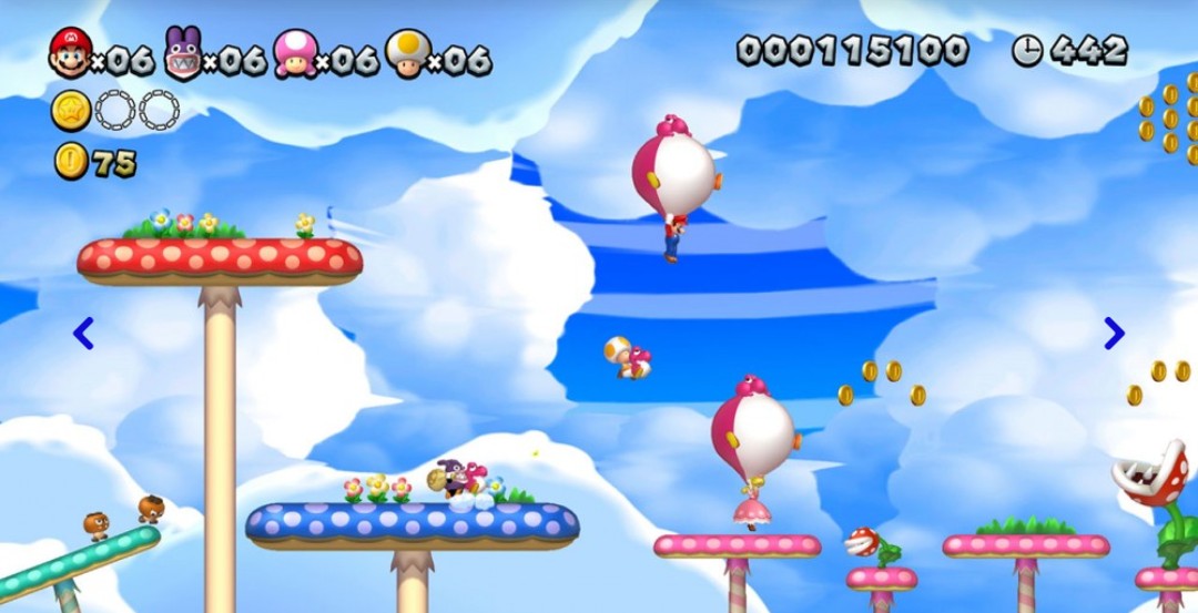 switch版《新 超级马力欧兄弟U 豪华版》冒险＋闯关
