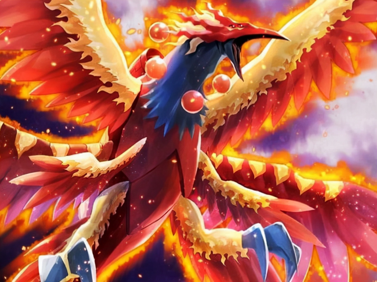 就是在《数码宝贝03驯兽师之王》中,"朱雀兽"和"红莲骑士兽"开战,但是