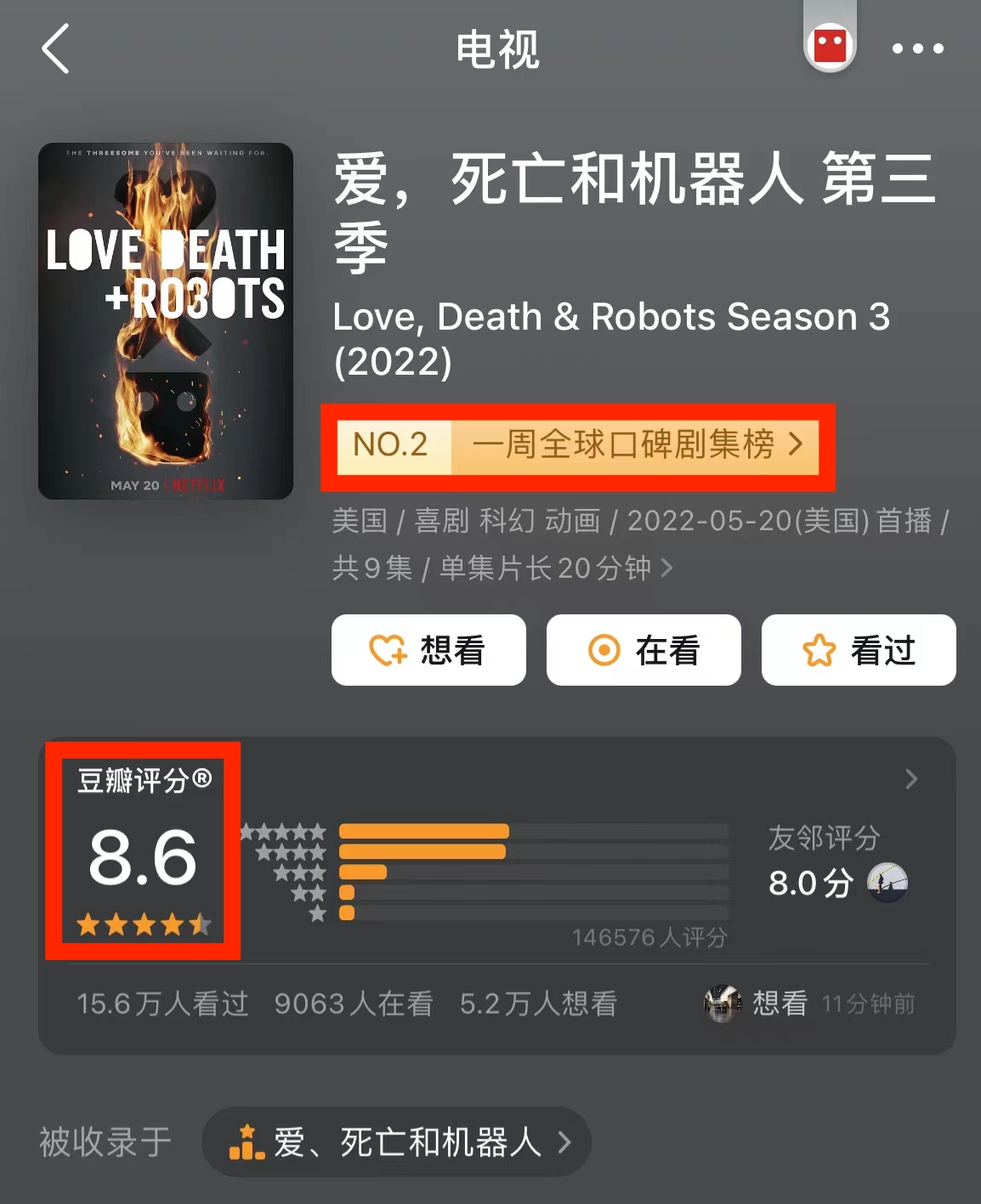 豆瓣8.6，全网爆款《爱死机第三季》为何被称为神作？