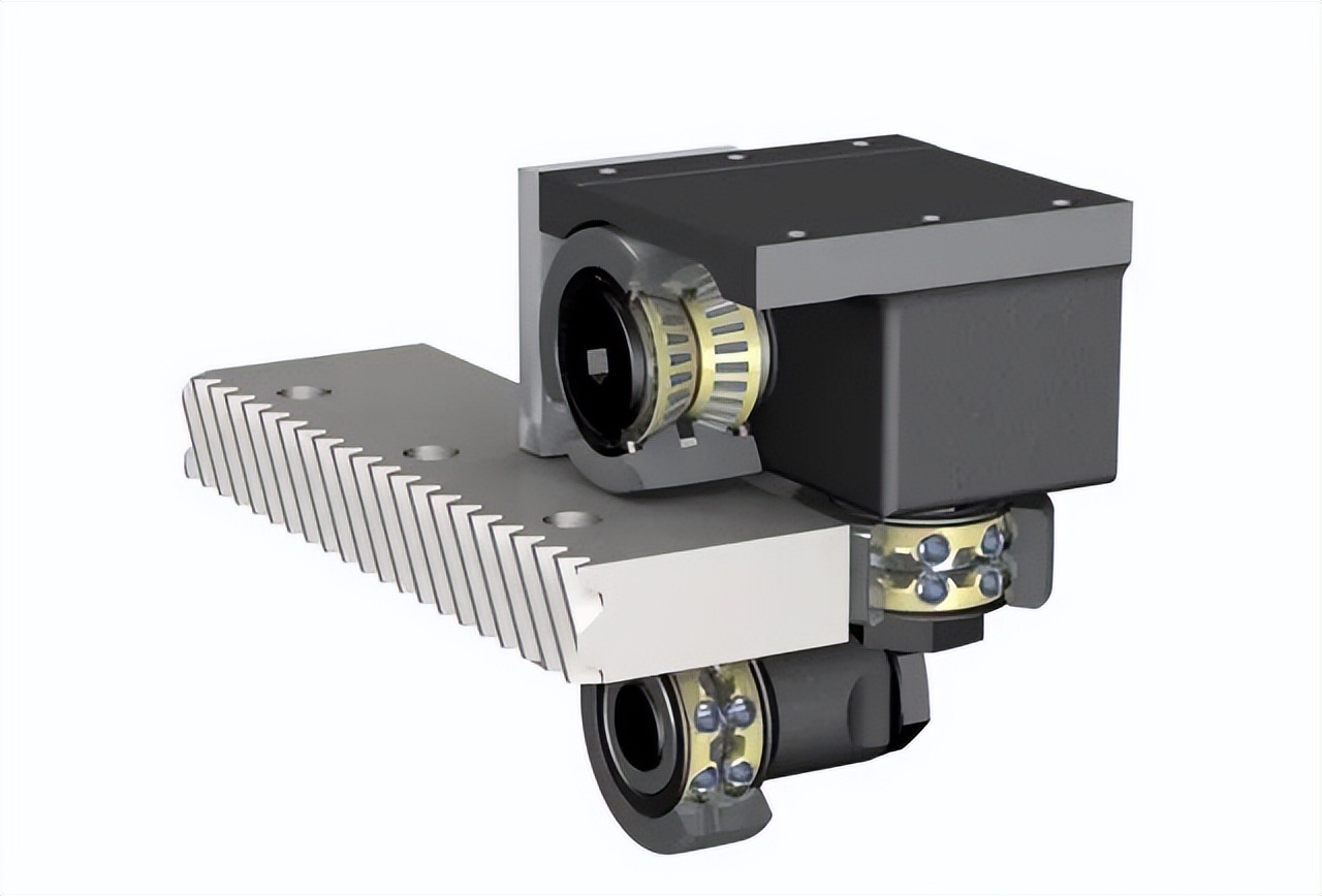 机器人第七轴的滚轮导轨