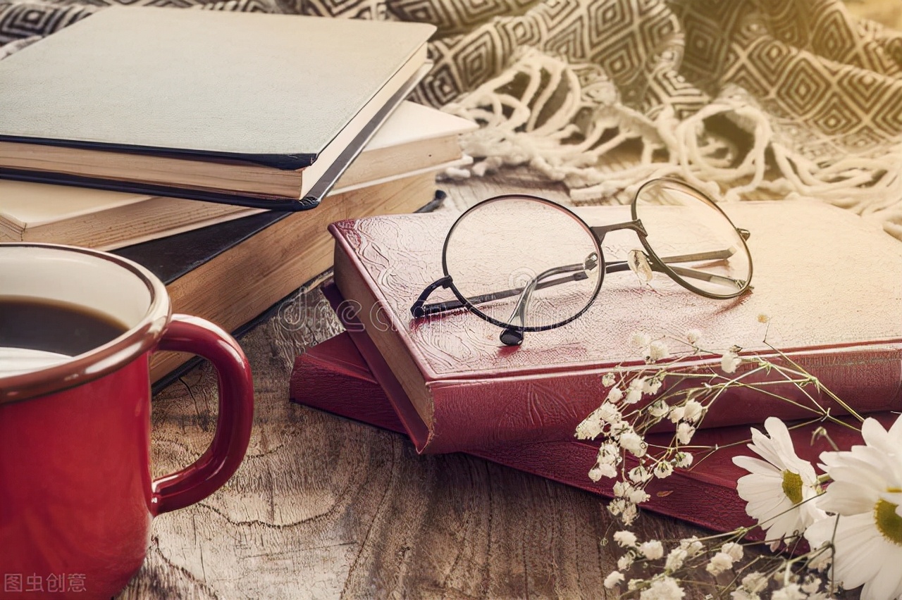 散文,阳光落在掌心,书卷且伴香茗