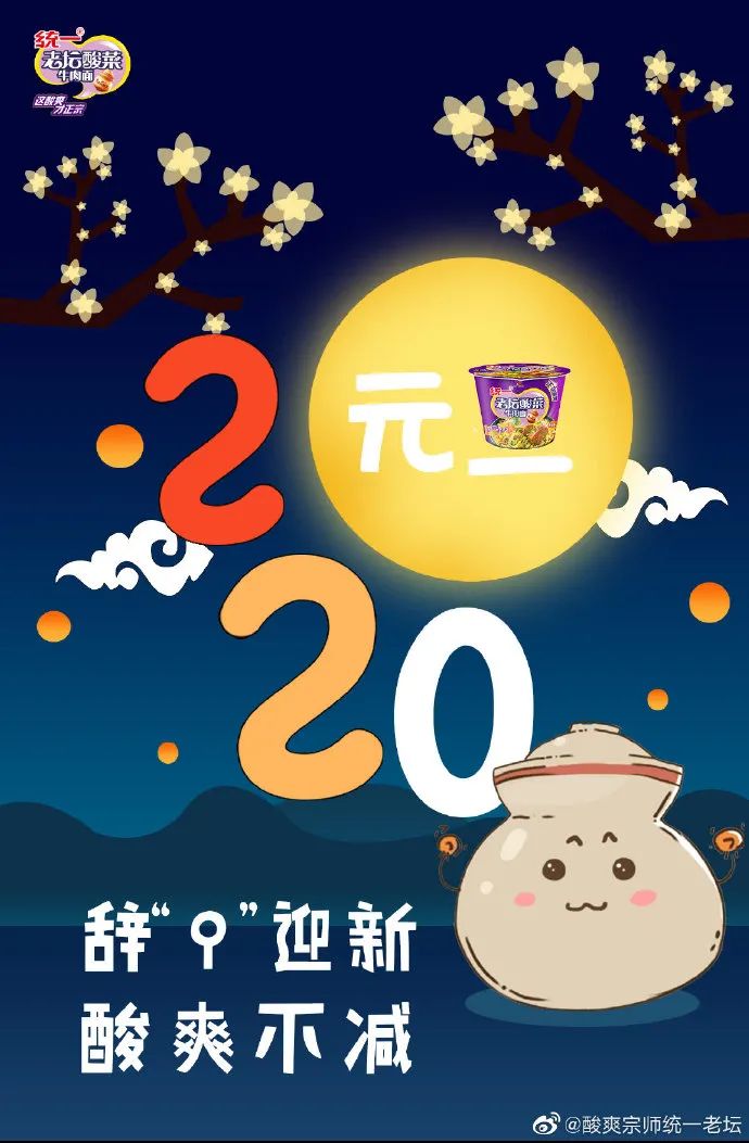 2022 元旦借势灵感海报